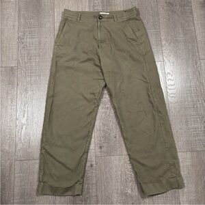 COS Olive Green Chino Pants Size 32R